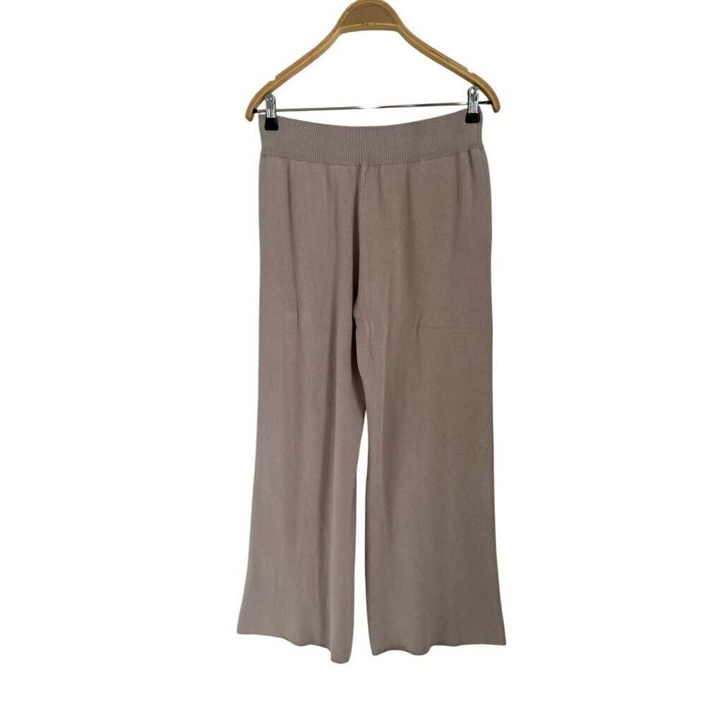 Soia & Kyo High-Waist Wide-Leg Lounge Pants Size Med Dusty Pink Pull-up - Picture 5 of 6